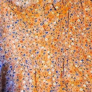 Adrianna Papell floral sleeveless blouse